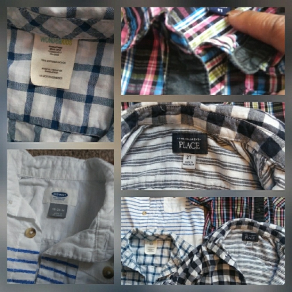 Boys button down shirts Children's Place more